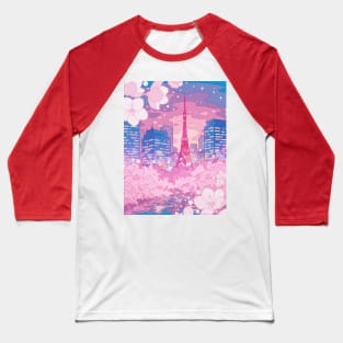 The evening Tokyo lake view Baseball T-Shirt